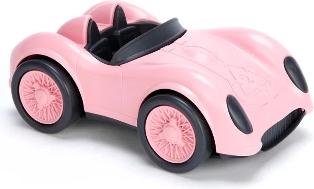 Green Toys coche de carreras rosa