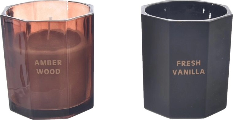 Vela aromática en vaso de vidrio Black 260 g