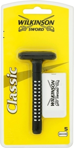Maquinilla de afeitar clásica Wilkinson Sword + 5 cuchillas de recambio