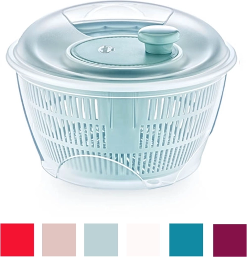 Centrifugadora de ensalada 5 l gris‑azul