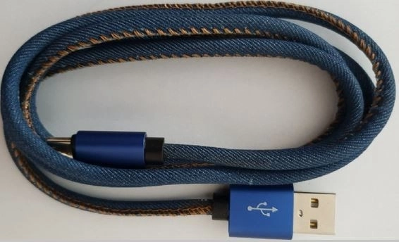 Cable USB 2.0 Type C prémium con diseño vaquero 1 m