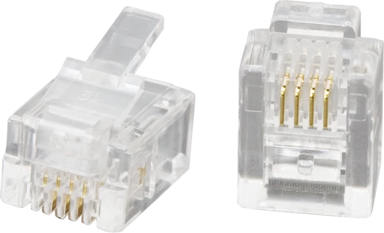 Clavija modular de telecomunicaciones 6P4C