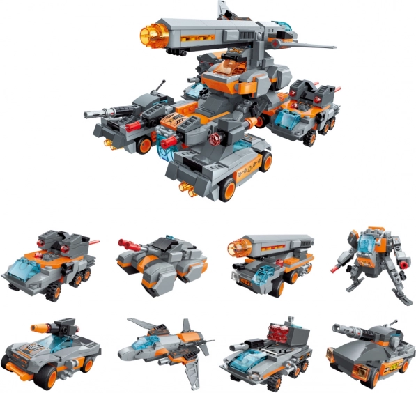 Qman Thunderbolt Chariot juego de construcción 8 en 1