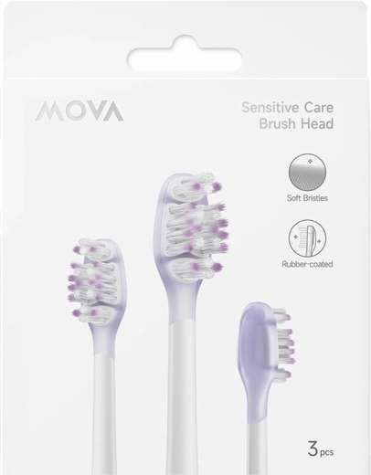 Cabezales de repuesto MovA para cepillo de dientes eléctrico Fresh 20 y Sensus Fresh 10 (3 uds)