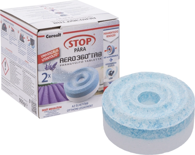 Tabletas de repuesto Ceresit Stop humedad Aero 360° con aroma de lavanda, 2 unidades