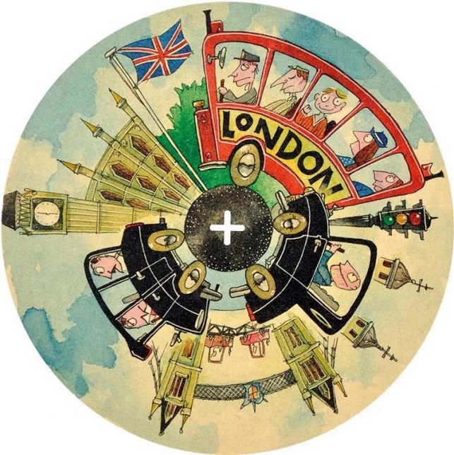 ARToy City disk alrededor del mundo: Londres – modelo mecánico de madera