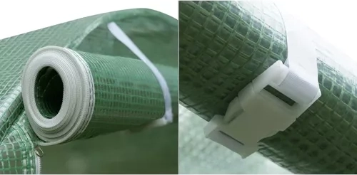 Lámina de PE de 140 g/m² con rejilla reforzada