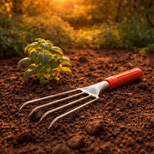 Ideal para parterres, jardineras y trabajo entre plantas