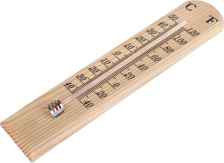 Termómetro de madera 25,5 cm HAPPY GREEN