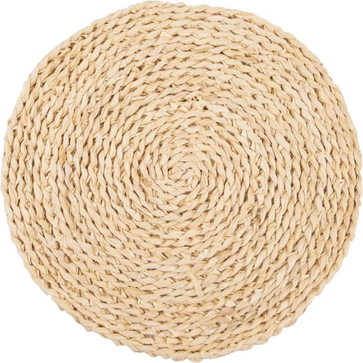 Mantel individual redondo natural 35 cm