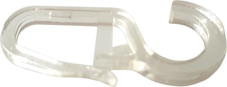Ganchos para cortinas transparentes grandes (10 uds)