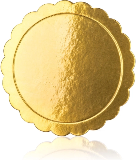 Base dorada de doble cara para tarta 25,5 cm