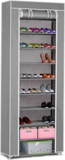 Zapatero textil Massido – gris