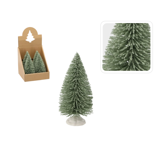 Mini árbol de Navidad de 18 cm – artificial verde