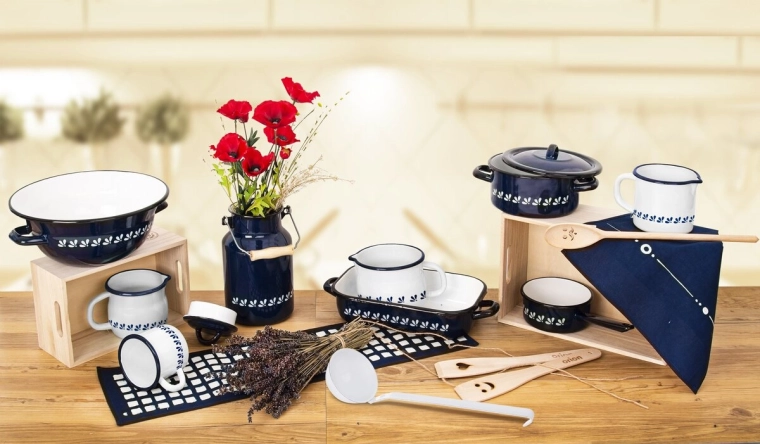 Decoración azul y blanca para cualquier cocina