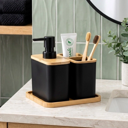 3 piezas para mantener el orden junto al lavabo