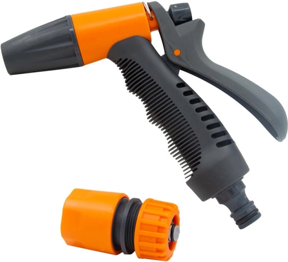 Pistola rociadora ajustable con conector rápido STOP 1/2" AQUA