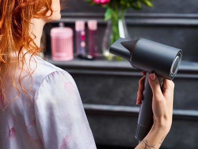 Ionización para un cabello suave y brillante