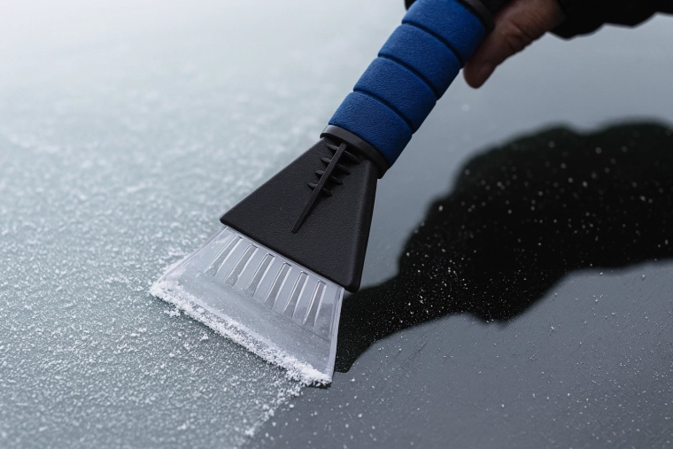 Doble acción contra hielo y escarcha