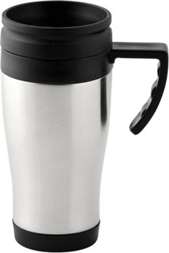 Taza térmica de acero inoxidable con tapa de plástico Toro 400 ml