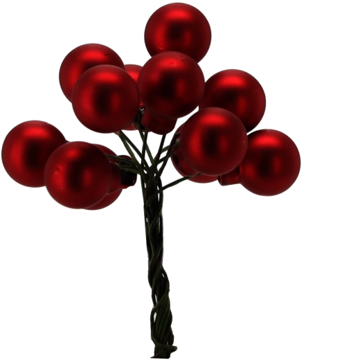 Juego de 12 adornos navideños brillantes en alambre, mezcla de colores