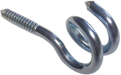 Gancho para columpio para madera 90 mm, galvanizado, juego de 10 uds.