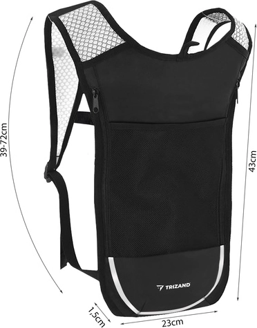 Espalda transpirable y cómodas correas ajustables