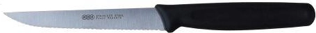 Cuchillo para steak con mango negro 115 mm