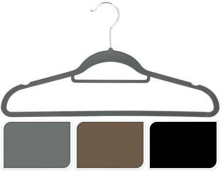 Percha de plástico antideslizante, mix de colores (5 uds)