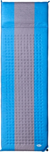 Colchoneta autohinchable con almohada NILS Camp NC4340 azul