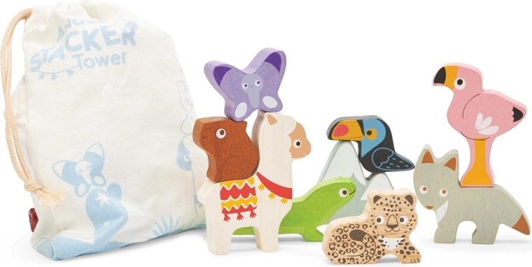 Nueve animalitos para apilar y contar historias