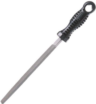 Lima triangular PZT 250 mm, corte cruzado 2 (17 × 17 mm)