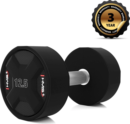 Mancuerna de poliuretano HMS 12,5 kg