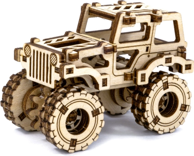 Puzle 3D de madera monster truck Superfast WOODEN CITY