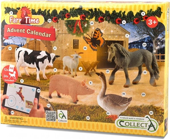 Calendario de Adviento CollectA Granja y caballos