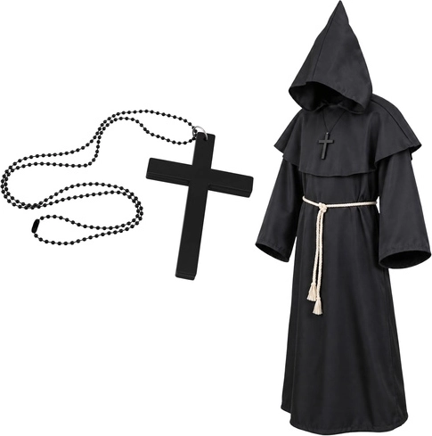 Disfraz de monje para Halloween Glimz