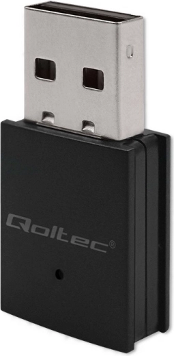 Mini adaptador inalámbrico wi‑fi ac con bluetooth 4.0 QOLTEC, usb, hasta 600 Mb/s