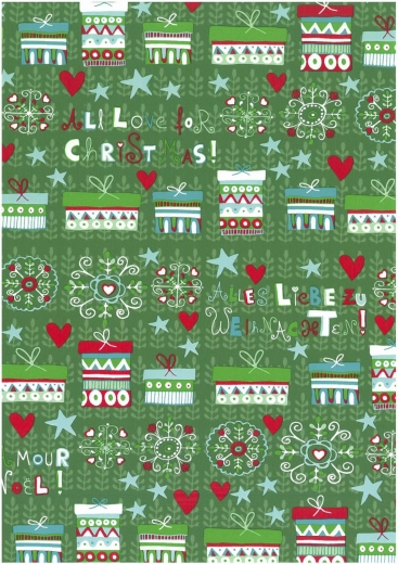 Papel de regalo navideño 0,7 × 10 m - 1 unidad