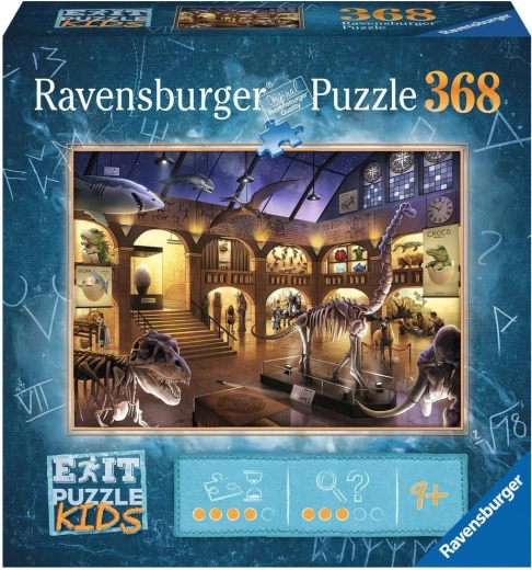 RAVENSBURGER EXIT – Noche en el museo: puzzle de escape para niños (368 piezas)