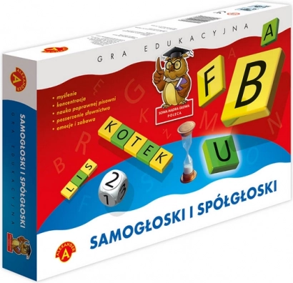 Juego educativo ALEXANDER Búho cabeza sabia – vocales y consonantes