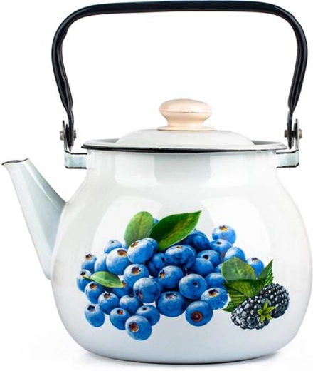 Tetera esmaltada con tapa 3,5 l TORO
