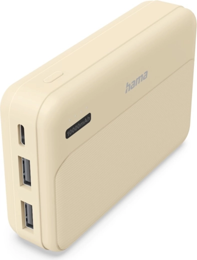 Powerbank Hama Power Pack Pocket 10 10000 mAh, 2× USB-A, color arena