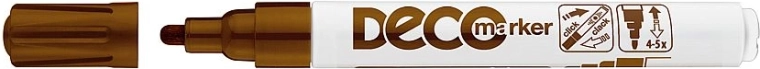 Rotulador de laca decorativo ICO Deco marrón 2–4 mm