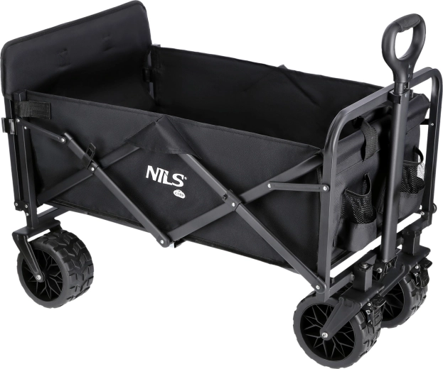 Carro de camping plegable NILS Camp negro 160 l