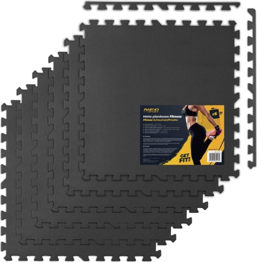 Alfombrilla de fitness de espuma PUZZLE 180 × 120 cm Neo-Sport