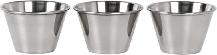 Cuencos de acero inoxidable para salsa Toro, 3 uds.