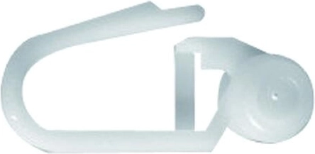 Deslizadores para cortinas de plástico, paquete de 25 uds.