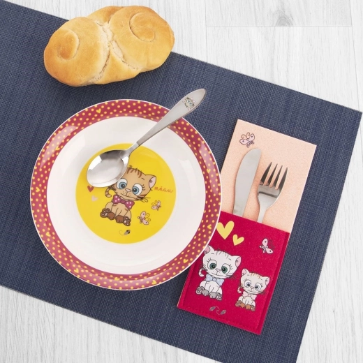 Almacenamiento práctico de cubiertos para la mesa y para viajar