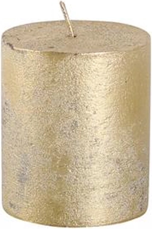 Vela rústica PROVENCE dorada 7 cm