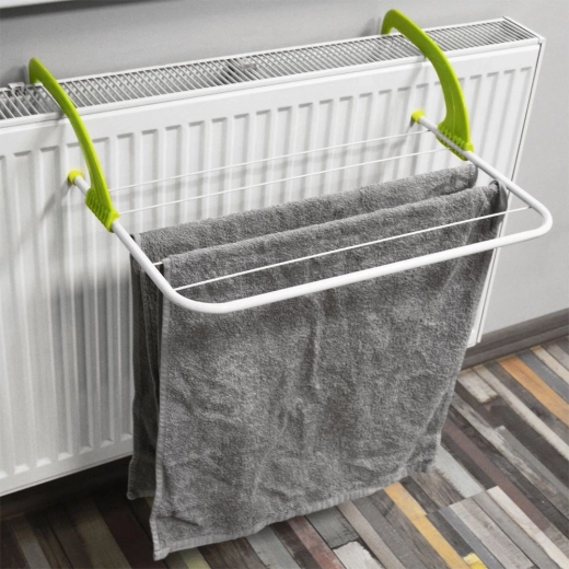 Sujeción flexible en radiador, balcón y puerta